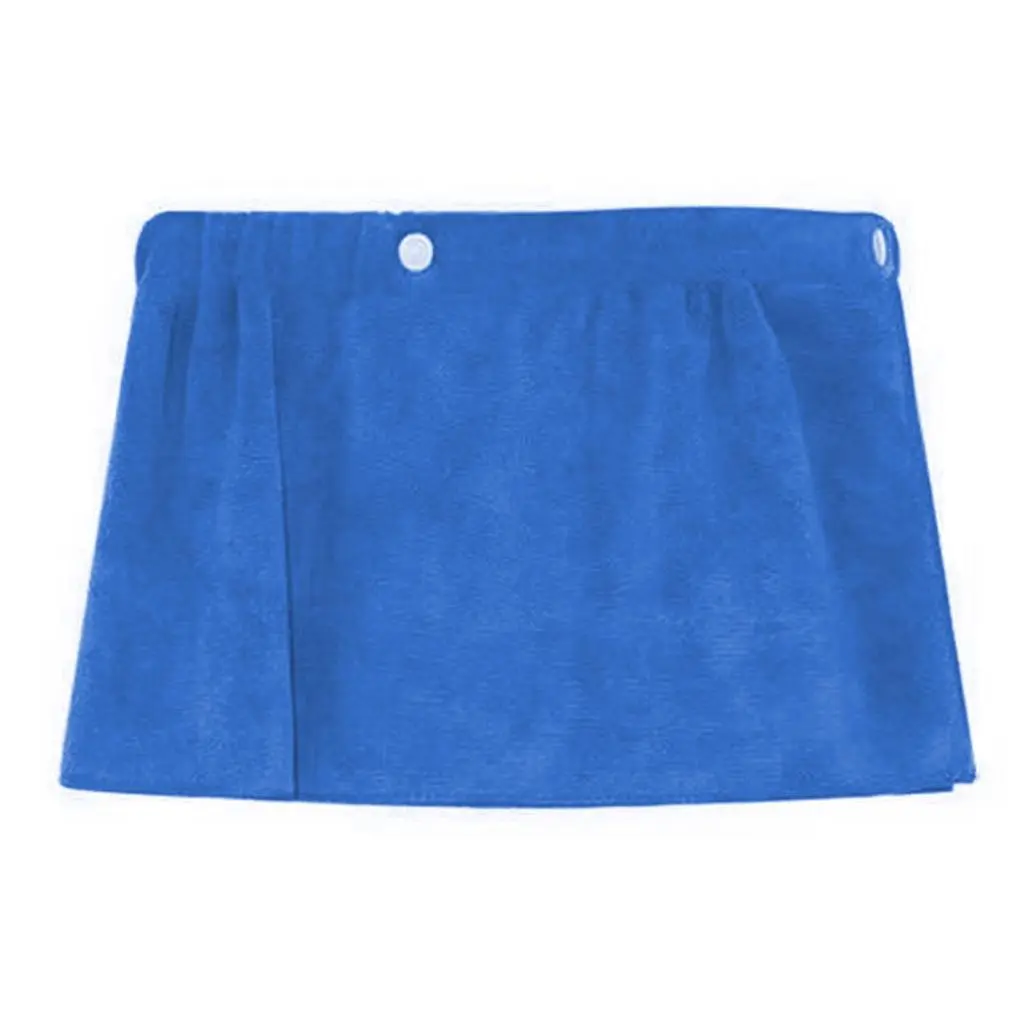 Huxriqvy Lightweight Exercise Skirt Button Closure Towel Culottes Men's Beach Towel Culottes Elastic Waist Solid Color Swim Shorts for Beach Shower Gym Pajamas Buyers'