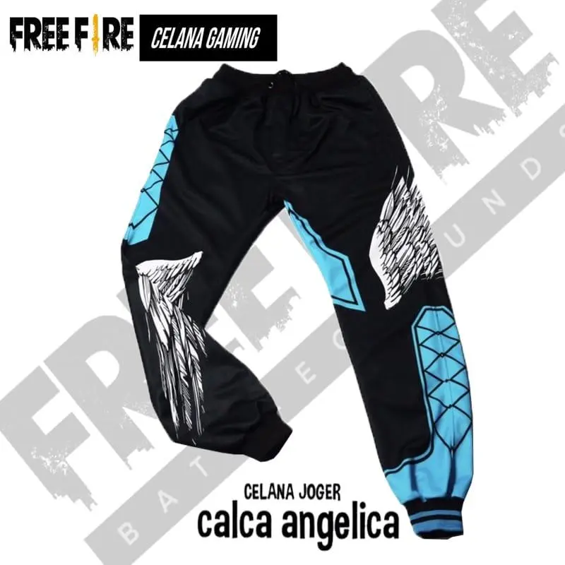Setelan Celana Gaming Angel Set anak dan Sweater FF BNL Free fayer + Baju Heroic Fashion 3