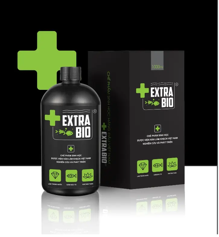 Vi sinh làm trong nước khủ mùi cho hồ cá cảnh Extra Bio