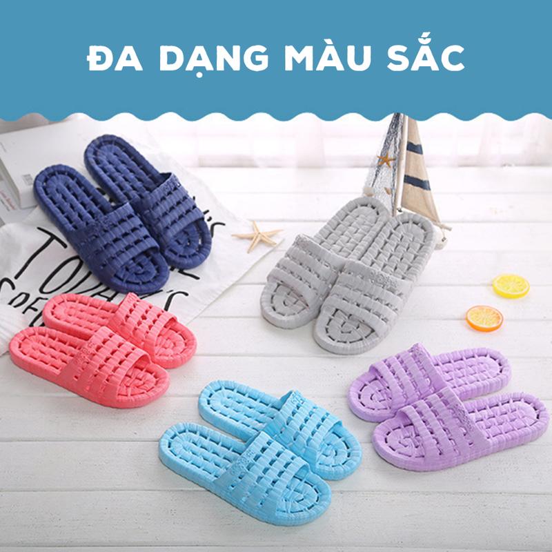  Dép Lỗ "Nhỏ" Đi Trong Nhà Tắm Văn Phòng Dáng Lỗ Siêu Bền Siêu Nhẹ Chống Trơn Trượt 