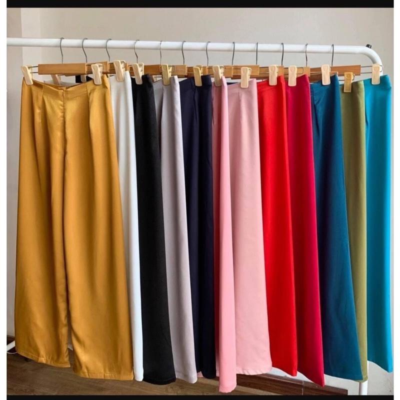  Quần lụa tây thi cho áo dài - Nữ - Kem - Thun 