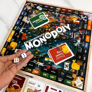 (Bisa COD) Monopoli Internasional Eltraventure V2 (Monopoli Kayu Bahasa Indonesia)