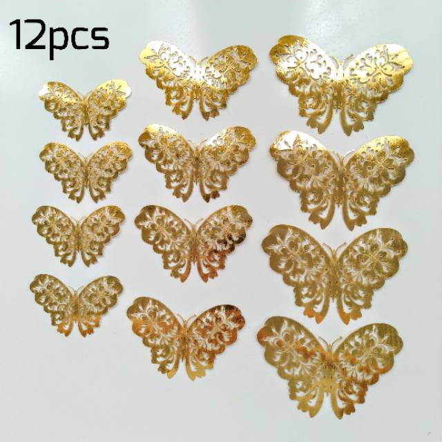 3D Butterfly Dekorasi/Dekorasi Kupu2/Kupu Kupu 3D Dekorasi Dinding