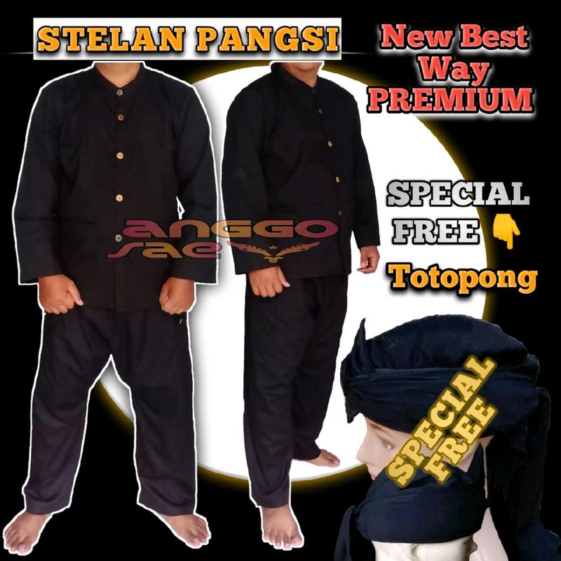 Baju Pangsi Baju Adat Daerah Bestway Premium Stelan Free Totopong ...
