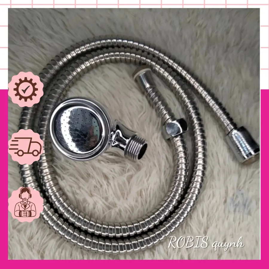 Dây Vòi Sen Labo Gội Đầu Inox Chống Han Rỉ - Lắp Được Cho Các Loại Giường Gội Đầu