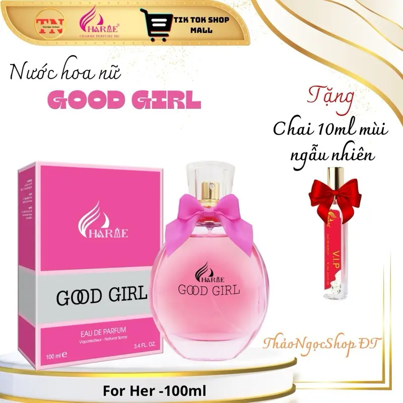 CHARME PERFUME GOOD GIRL 100ML NGỌT NGÀO ,QUYẾN RŨ