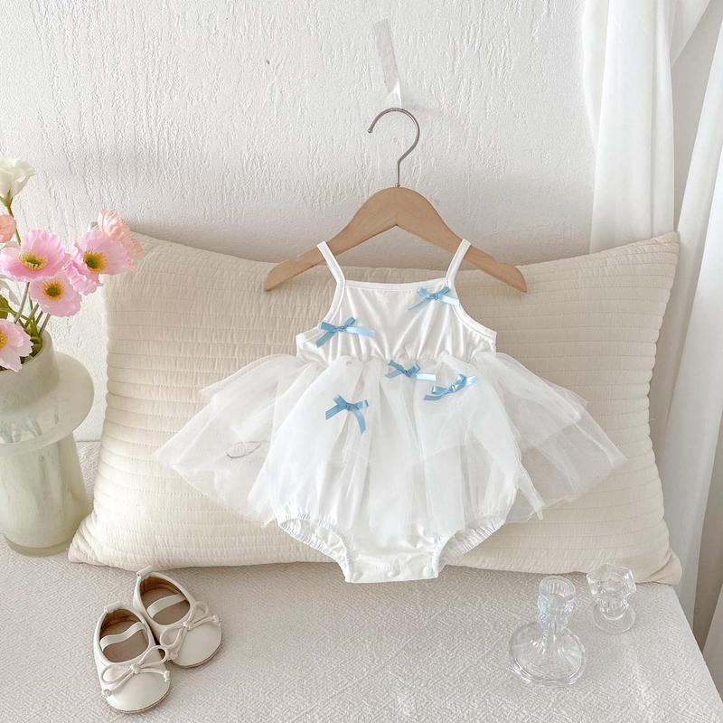 Váy Yếm Mùa Hè Cho Em Bé Gái Hàng Mới Về Năm 2025 Áo Liền Quần Thân Cotton Cho Trẻ Sơ Sinh Thích Hợp Cho 0-2 Tuổi Áo Liền Quần