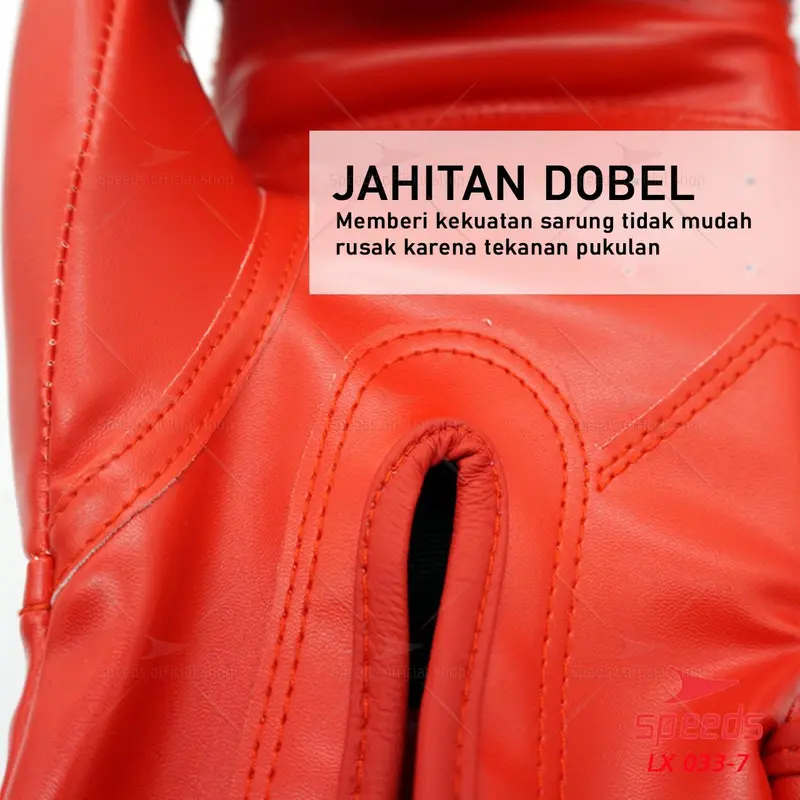 SPEEDS Boxing Gloves 12oz Sarung Tinju Peralatan Bela Diri Boxing Perlengkapan Boxing 033-7 3
