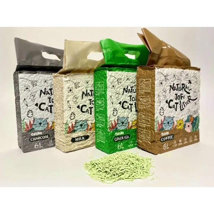 cát vệ sinh cho mèo natura tofu 6L