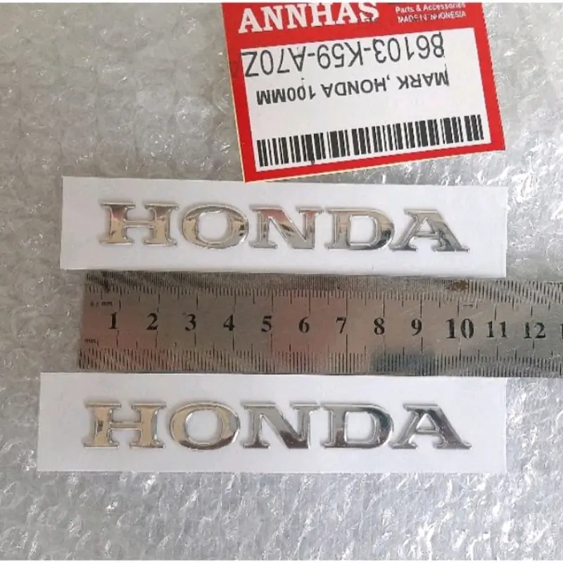 logo emblem honda 3D harga 2pc sepasang kiri dan kanan 3