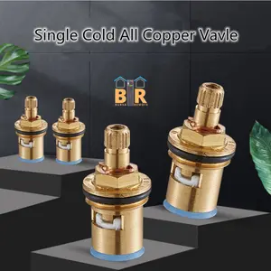 Jantung Kran Kuningan-Valve hati keran air ceramic ceramik heart faucet spare part original brass sparepart ceramic disc catridge