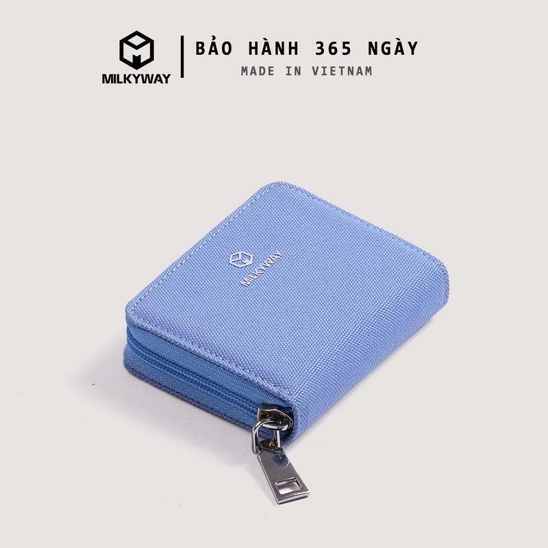 Ví Vải MILKYWAY Mini Zipper Thời Trang Nam Nữ Chống Thấm Nước Chất Liệu Polyester Siêu Bền - Chữ Nhật, Wallet 2