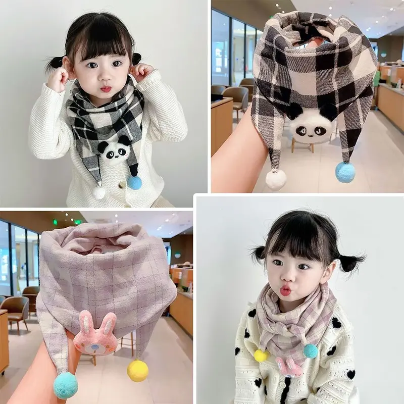 Khăn Quàng quàng cổ mùa đông cho trẻ em, chất liệu bông, thiết kế dễ thương và chống gió, thích hợp cho bé từ 1-10 tuổi, giữ ấm và mềm mại, thích hợp cho bé trai và bé gái, thiết kế ấm áp, khăn quàng cổ 0