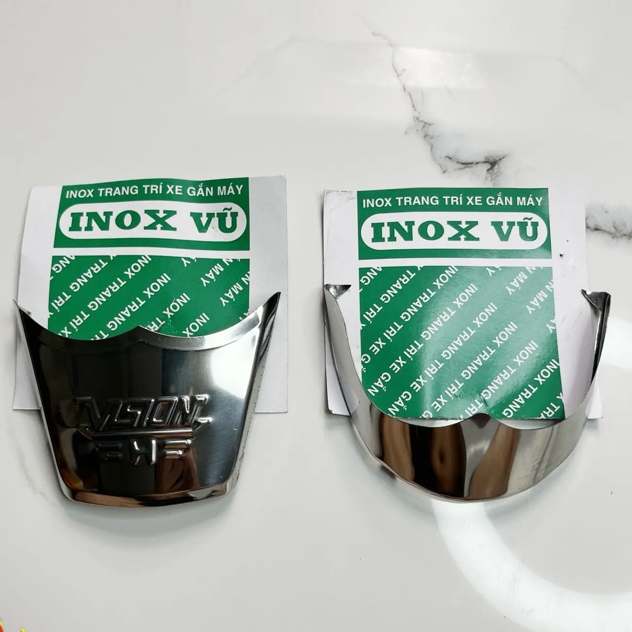 Mỏ đuôi vè inox xe máy sáng bóng đẹp bảo vệ chống trầy - hàng cao cấp chính hãng