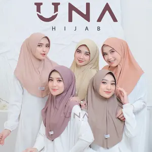 Delona Una Hijab Ped Antem Jersey Premium original