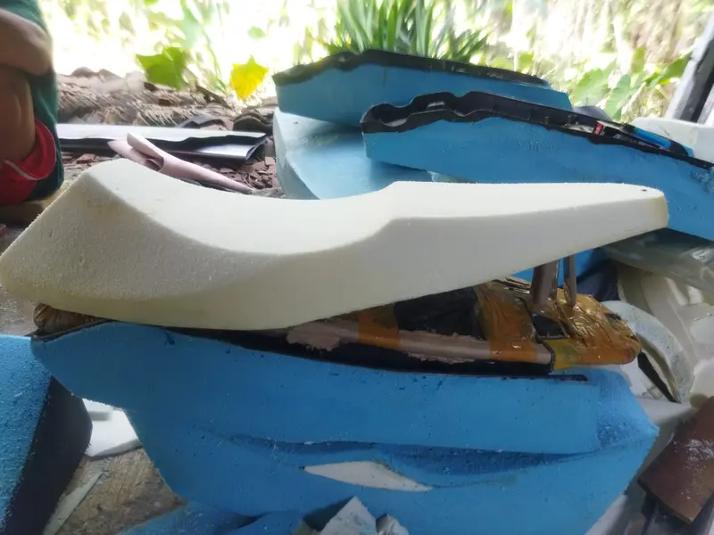 Busa Jok motor model tingkat Roadrace - Busa jok Motor Mio Scoopy Satria Supra Jupiter Vario Fino Genio Smash dll - Busa Jok motor Modifikasi 0