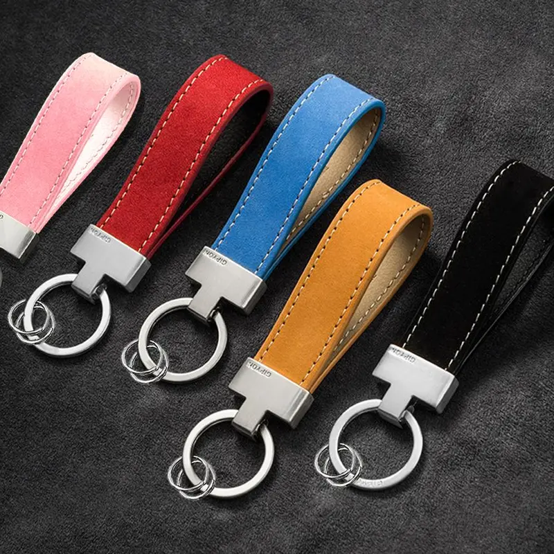 Fashion PU Leather Keychain, Car Keychain, Universal Keychain for Men & Women, Durable Keychain for Outdoor Activities, Suitable for Hiking, Camping 6