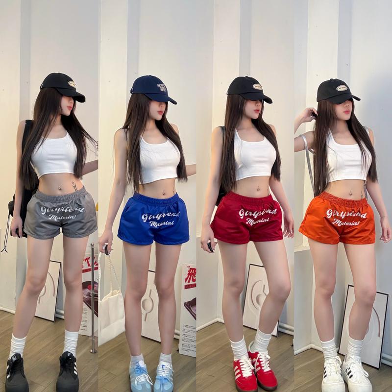 [FFCLUB] QUẦN SHORT DÙ MÙA HÈ LOGO THÊU GIRL FRIEND - FRIENDS FOREVER CHÍNH HÃNG 3