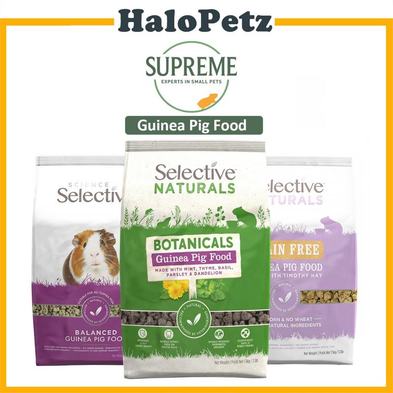 Image showcasing Supreme Science Selective Guinea Pig / Natural Grain Free | Botanicals ...