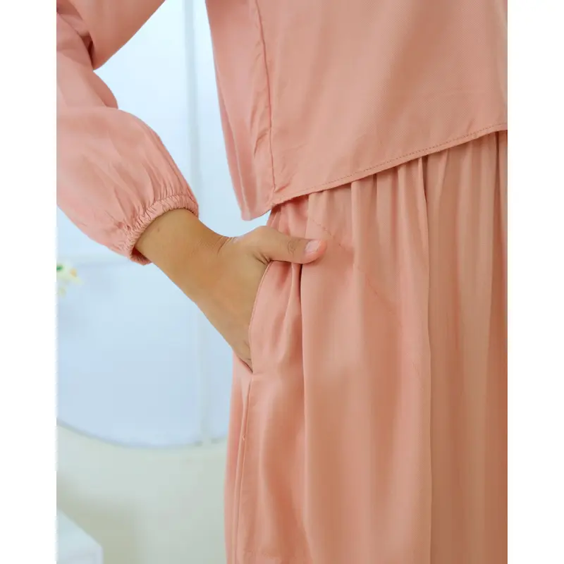 RILLEY - Gamis Pamela | Dress Panjang Muslim Wanita | Gamis Wanita Terbaru Bahan Rayon Twill 7