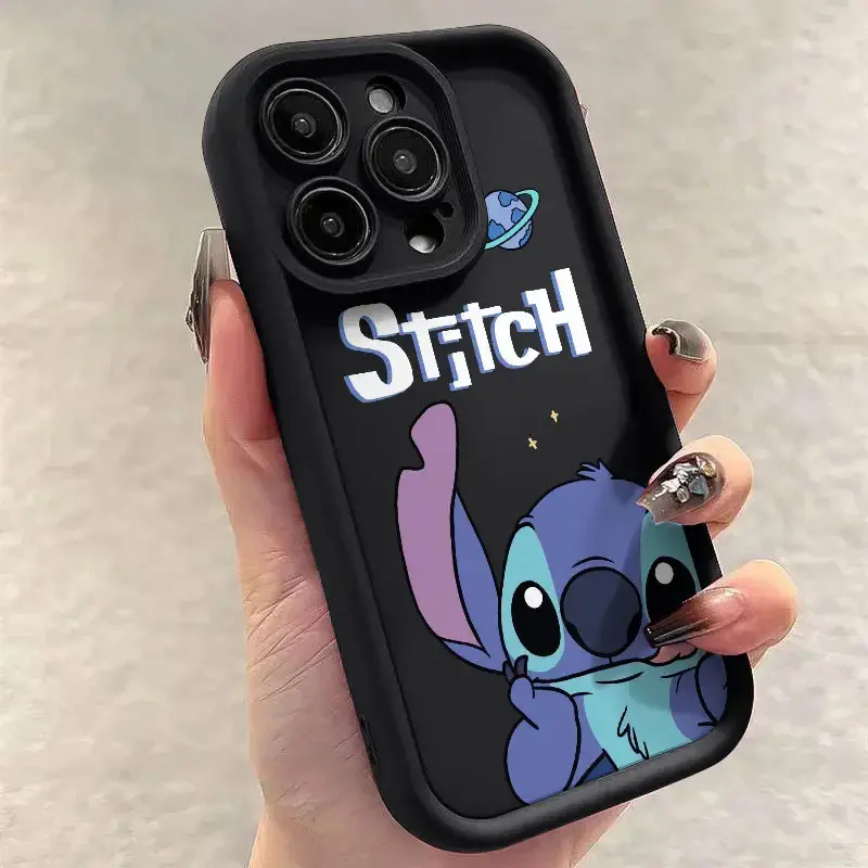 Stitch naughty lovely phone case for iPhone 15 14 13 12 11 pro Max 7 8 plus XR XS Max mini anti fall kawaii soft cover cartoon