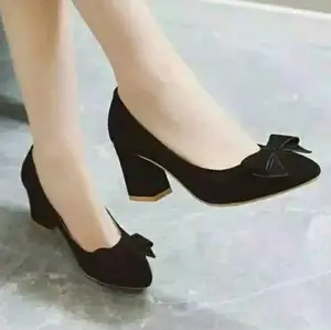 sepatu wanita heels pita (JK25) Hak Setengah (3-5 cm)