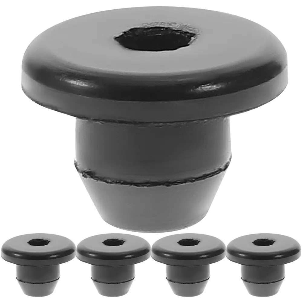 Pengisi Bicu Lantai Palam Getah Tersumbat Minyak, Treler Elektrik, untuk Pemotong Rumput Kereta, 1.40X1.40X1.10CM, Hitam, 5 Keping