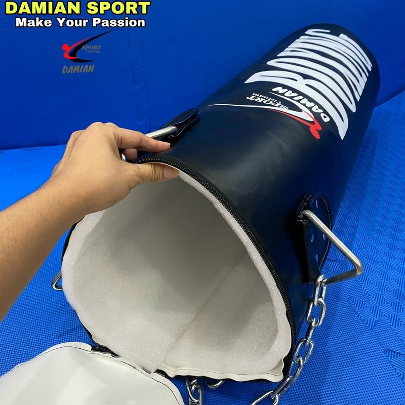 Vỏ bao cát Boxing 1m KÈM MÚT XỐP - Sau khi nén vải vụn nặng khoảng 25-30kg, Dành cho người lớn