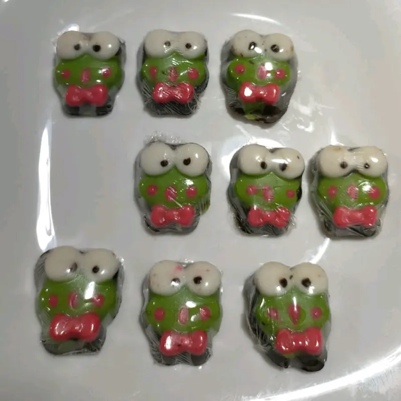 COKLAT BAR KARAKTER LUCU,COKLAT KARTUN BUAH, COKLAT WARNA WARNI, COKLAT KARAKTER 3 DIMENSI Bebas Susu 6