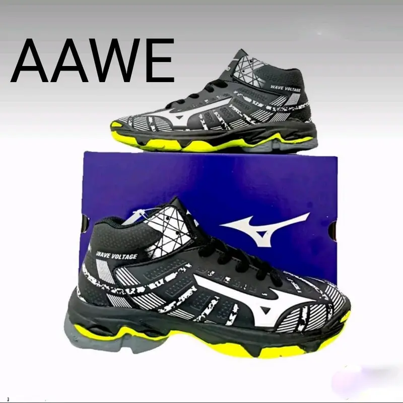 septu voli pria wave voltage /sepatu voli mizuno wave voltage 5
