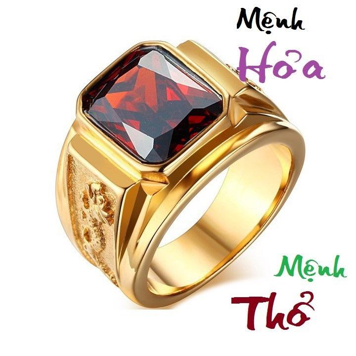 Nhẫn Chạm Rồng Vàng - Phong thủy theo mệnh