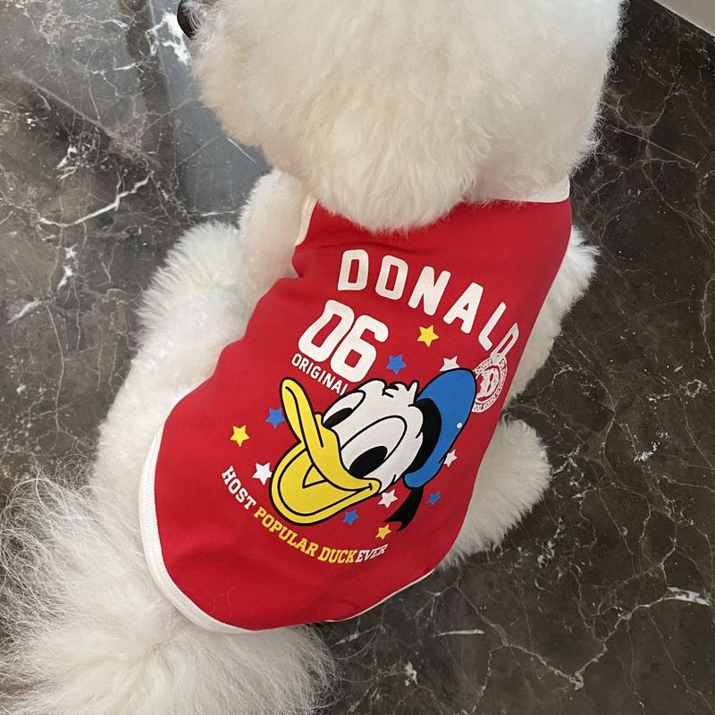 Product Introduction of Spring and Summer Puppy Dog Pet Clothes Cat Vest Pomeranian/Bichon Frise Teddy Schnauzer Handsome Thin Small Dog 4