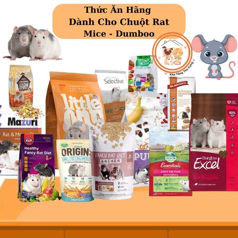 Gói dùng thử 100g thức ăn hãng dành cho chuột Rat,Mice,Dumboo,vỗ béo,thơm ngon, giàu dinh dưỡng và toàn diện,đa dạng