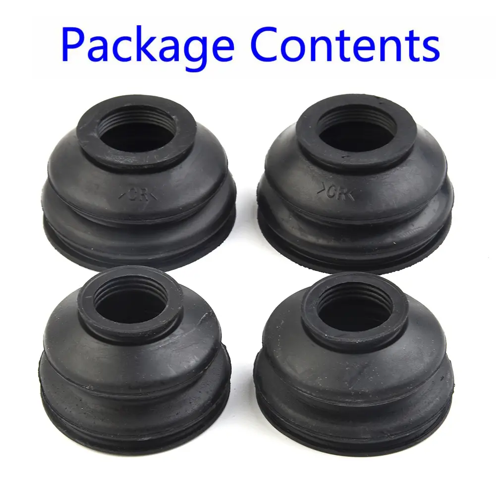 4pcs Ball Joint Turn Rods Rubber Boot Dust Cover Replacement Control Arm Protector Car Suspension Steering Accessories