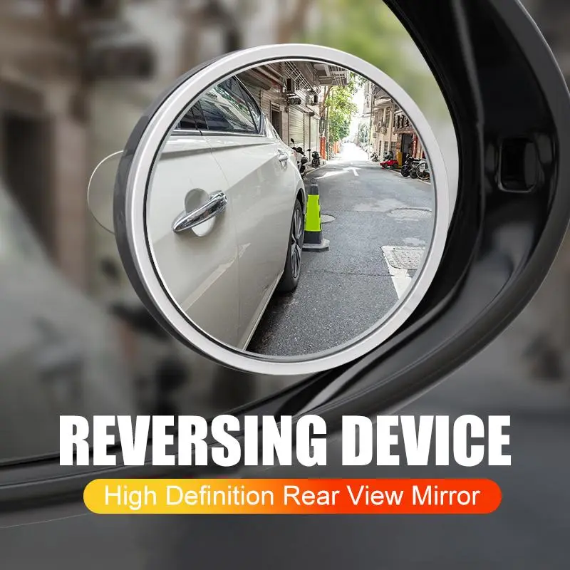 Universal Car Blind Spot Mirror, 2 Counts Automotive 360° Wide Angle Side Rear View Mirror with Sucker, Car Accessories for Cars SUV Truck Motorcycle 5