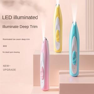 Peranti Pencukur Kaki Haiwan Peliharaan, Pencukur Wanita, Pemangkas Pencukur Kucing, Alat Membaiki Kaki Anjing, Elektrik, dengan Cahaya, Gunting