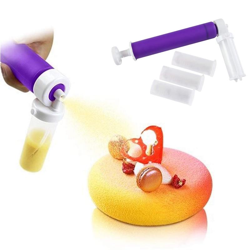 Wlifend Coloring Duster Durable Smooth Cake Dessert Airbrush Tool Convenient for Kitchen 7