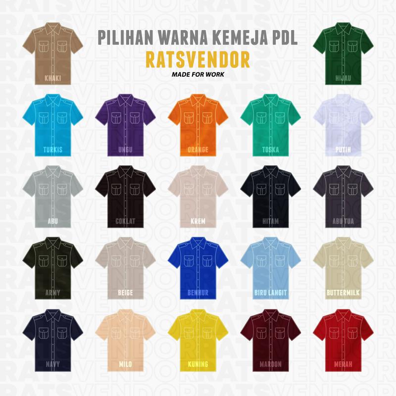 Product Introduction of Ratsvendor Kemeja Lapangan / Outdoor / Gunung / PDL Lengan Pendek Warna Hitam 36