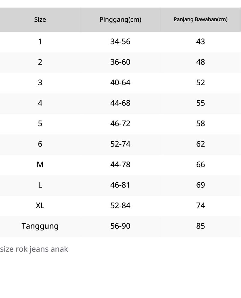Product Introduction of Luisa Skirt | 6-13 Tahun Rok Jeans Anak Perempuan Motif Beruang 0