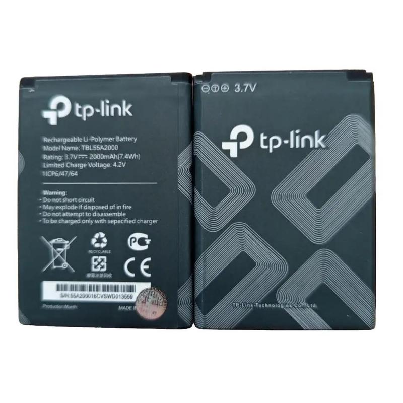 Pin TpLink M7350 TBL 55A2000 dung lượng 2000mAh dùng cho Tplink M7350 Ver 4... Kích thước 4.7 x 6,7 cm. Pin mới