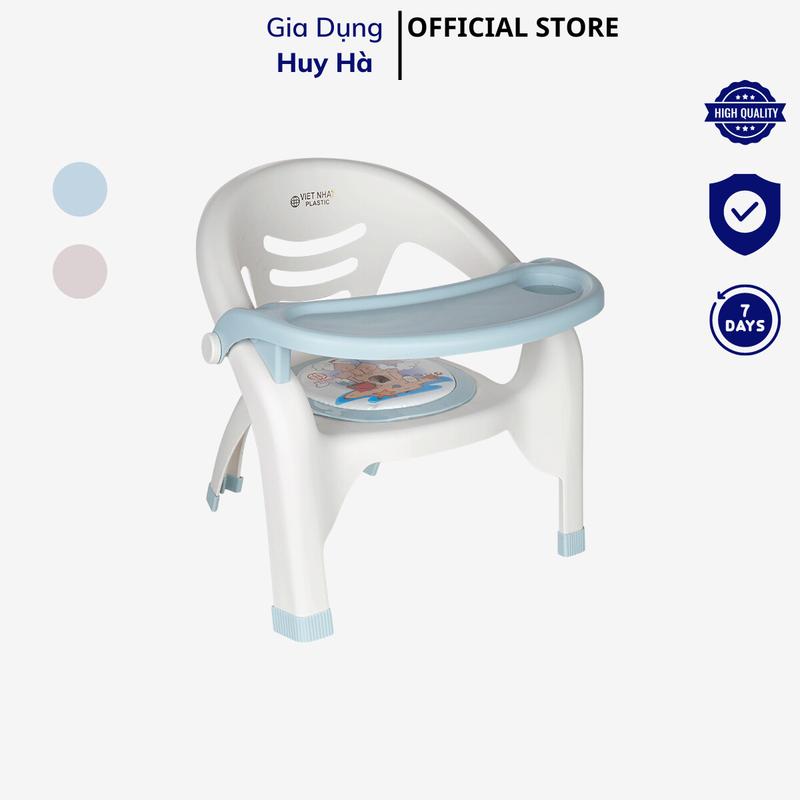 Ghế ăn dặm Nhựa Việt Nhật cho bé, ghế tập ngồi cho bé an toàn 1828.