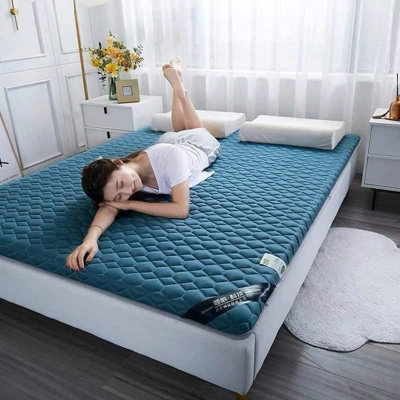 Product Introduction of Đệm Topper Mẫu Mới Cao Cấp Kháng Khuẩn Chống Bụi Cotton Double nem  van Pure Cotton Mềm mại nệm  cao su nệm  topper 18