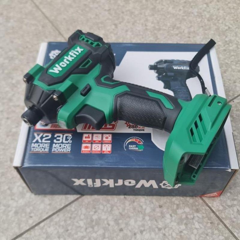 Máy Chuyên Bắn Vít Mạch 4 Tốc Độ Workfix ( Nhanh Thần Tốc - Bền Vô Đối ) Chân Pin Phổ Thông 7