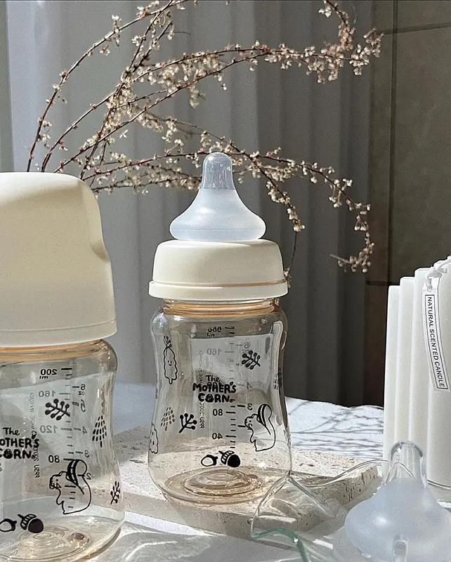 Bình sữa Mothers corn 200ml Hàn Quốc PPSU kết hợp thành phần hữu cơ nhập khẩu chính hãng 7