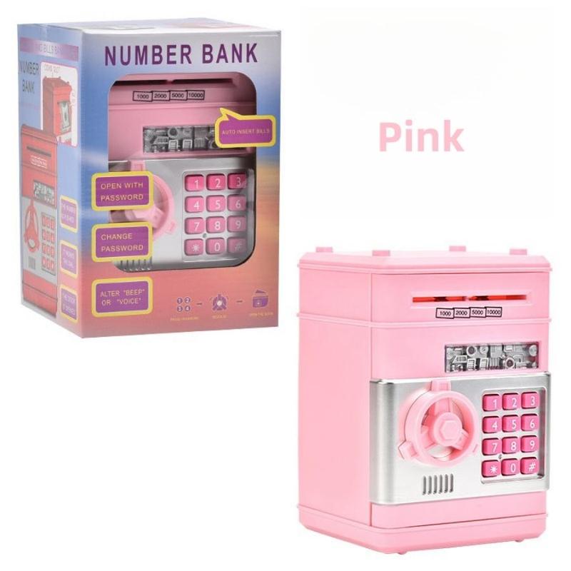 Electronic Coin Savings Bank, Atm Savings Bank Coin Scroll Storage Box, Novelty & Gag Toy, Stocking Filler, Electronic Atm Yabao Pounds, Valentine's Day Gift 6