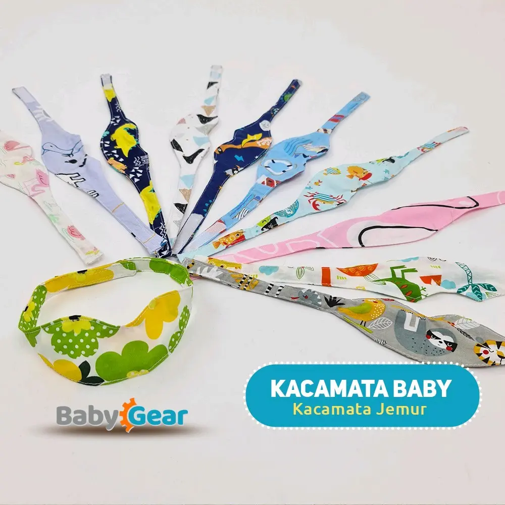 Kemata bayi penutup mata bayi anti silau Kecamata jemur