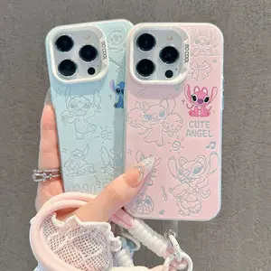 Kompatibel untuk case iPhone 15 15PLUS PRO MAX 14 PLUS PRO MAX 13 PRO MAX 12 PRO MAX 11 PRO MAX XS MAX X XR 8PLUS 7PLUS 6S PLUS SE2020 SE2022 casing hp hardcase Cover protection CYK2100&2101+B