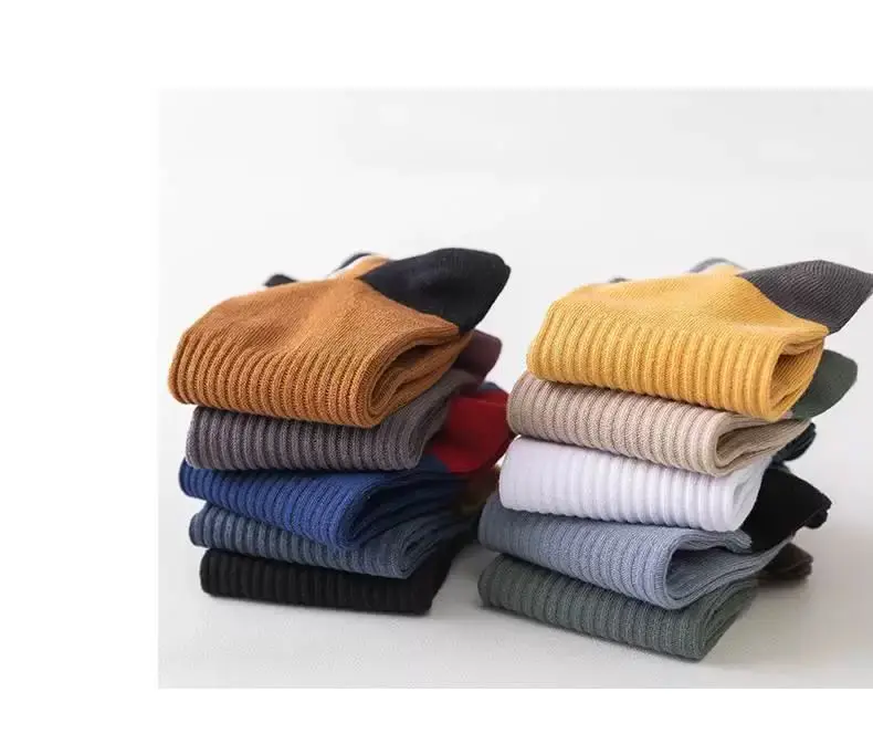 10 màu hỗn hợp vớ lá mẫu Breathable không đổ mồ hôi người lớn vớ phổ quát cho nam giới và phụ nữ 5