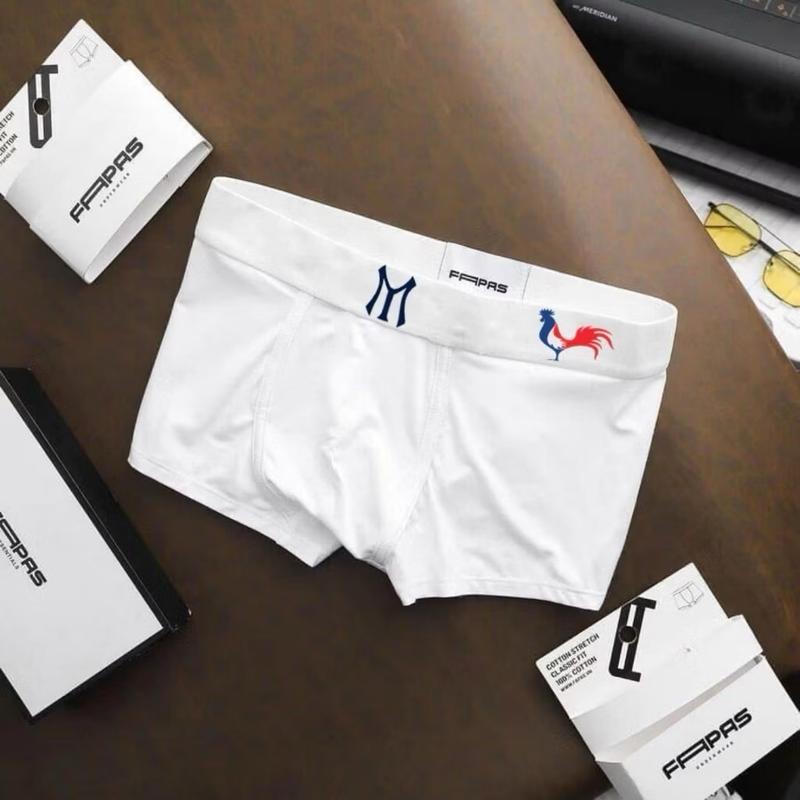Combo 5 Quần sịp nam đùi boxer xịn sò, chất thun mát cao cấp hàng Việt Nam, có logo con Gà trống xịp đùi nam 3
