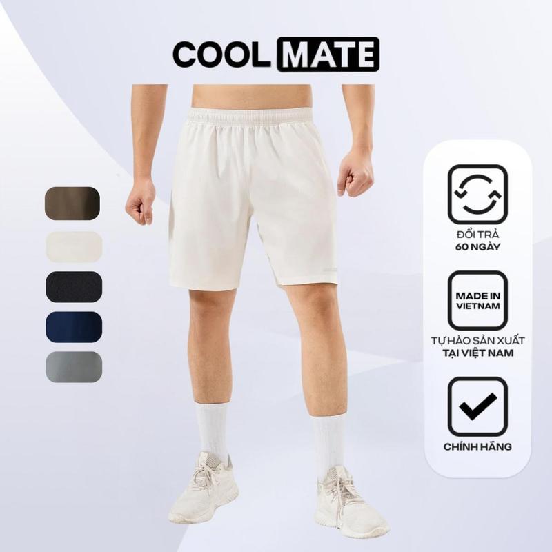 Quần Short Nam Thể Thao 7inch đa năng Co Giãn, Thoáng Khí - Coolmate